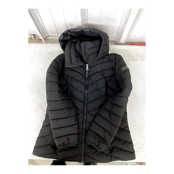NEW DKNY Womens Puffer Jacket black sz Large - Picture 6 of 6